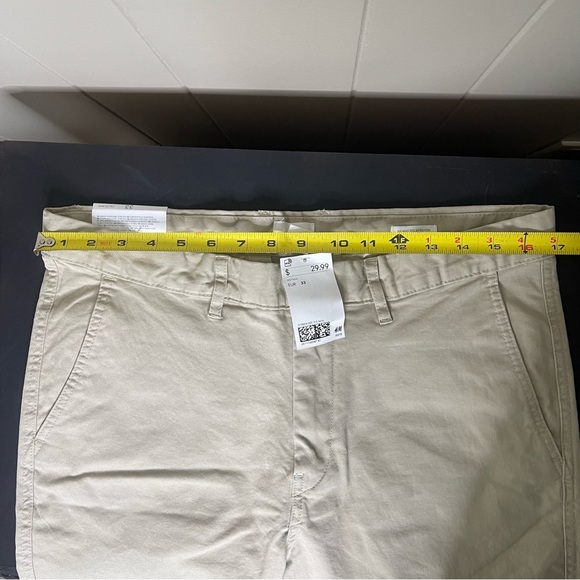 NWT H&M mens khaki chino Logg pants - Picture 8 of 11